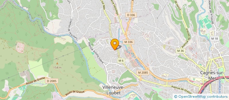localisation de l'entreprise MONSIEUR ELIE LONGO à VILLENEUVE-LOUBET