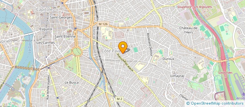 localisation de l'entreprise MONSIEUR ELIE LOUIS DUTECH  TOULOUSE