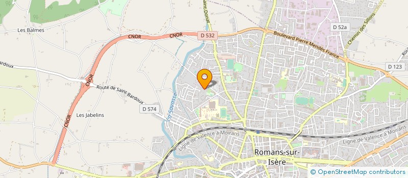 localisation de l'entreprise MONSIEUR ELIE MAHIHENNI à ROMANS-SUR-ISERE