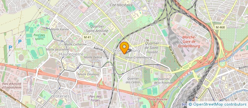 localisation de l'entreprise MONSIEUR ELIE MAISON  STRASBOURG