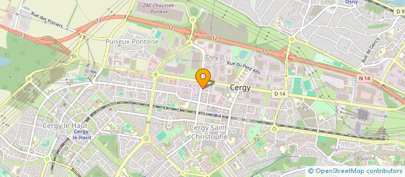 localisation de l'entreprise MONSIEUR ELIE MAWAD  CERGY