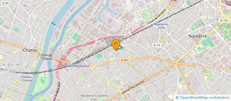 localisation de l'entreprise MONSIEUR ELIE MONA NKANU  NANTERRE