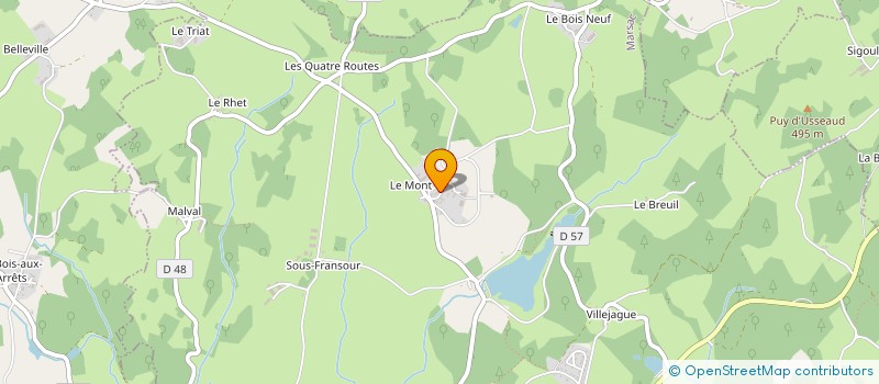 localisation de l'entreprise MONSIEUR ELIE MOREAU à MARSAC