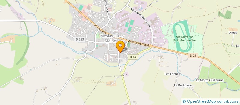 localisation de l'entreprise MONSIEUR ELIE MORINEAU à MESLAY-DU-MAINE