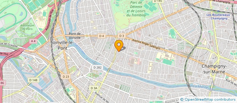 localisation de l'entreprise MONSIEUR ELIE MRAD à CHAMPIGNY-SUR-MARNE