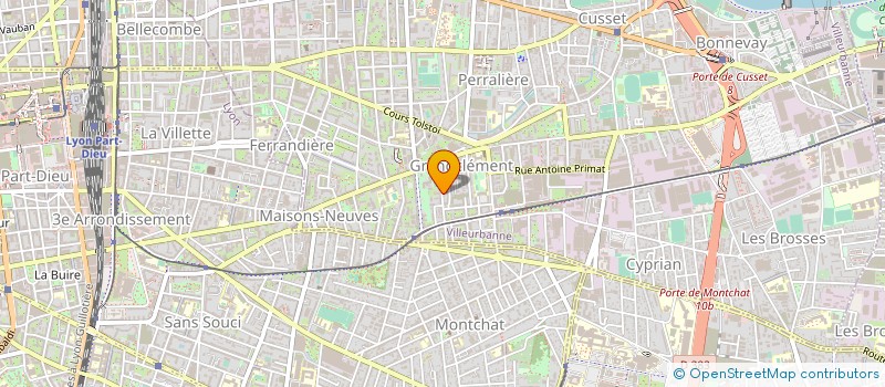 localisation de l'entreprise MONSIEUR ELIE NARCE  VILLEURBANNE