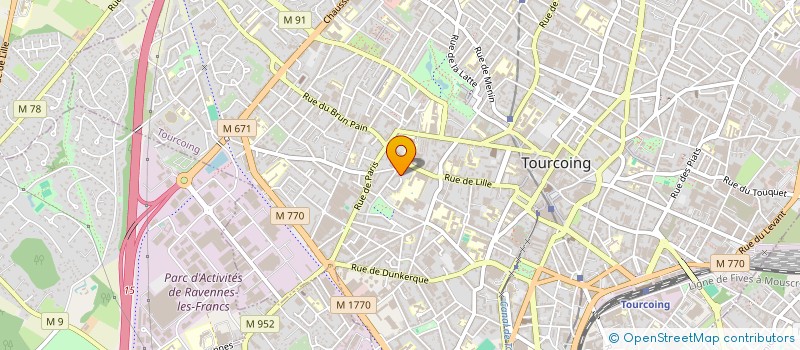 localisation de l'entreprise MONSIEUR ELIE NGONO  TOURCOING