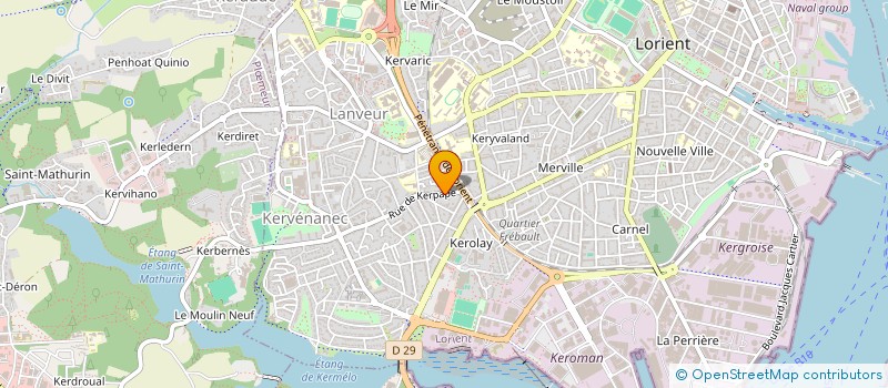 localisation de l'entreprise MONSIEUR ELIE NICOL  LORIENT