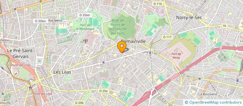 localisation de l'entreprise MONSIEUR ELIE OHANA à ROMAINVILLE