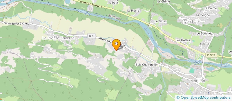 localisation de l'entreprise MONSIEUR ELIE PAILLOT  LA RIVIERE-ENVERSE