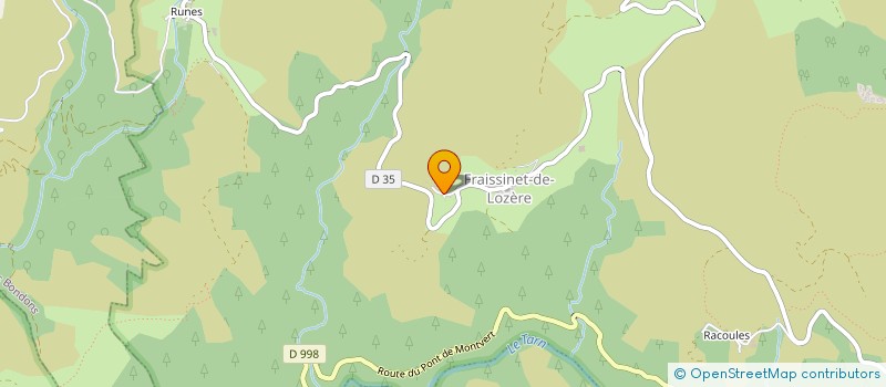 localisation de l'entreprise MONSIEUR ELIE PELATAN  PONT DE MONTVERT SUD MONT LOZERE