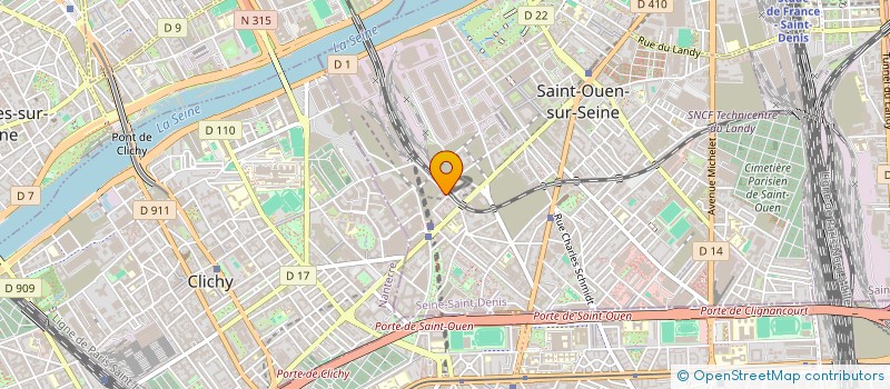 localisation de l'entreprise MONSIEUR ELIE PERON à SAINT-OUEN-SUR-SEINE