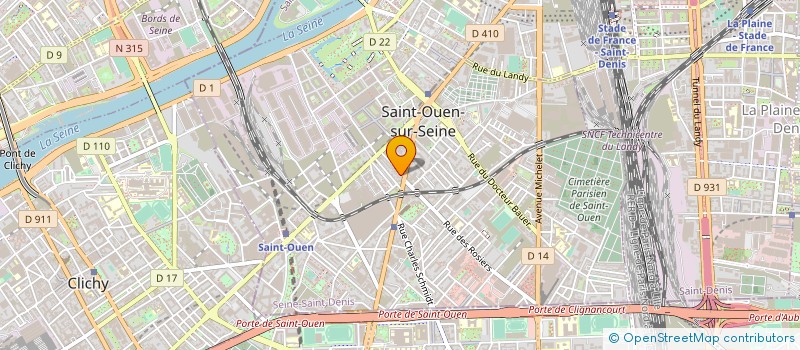 localisation de l'entreprise MONSIEUR ELIE PIERRE à SAINT-OUEN-SUR-SEINE
