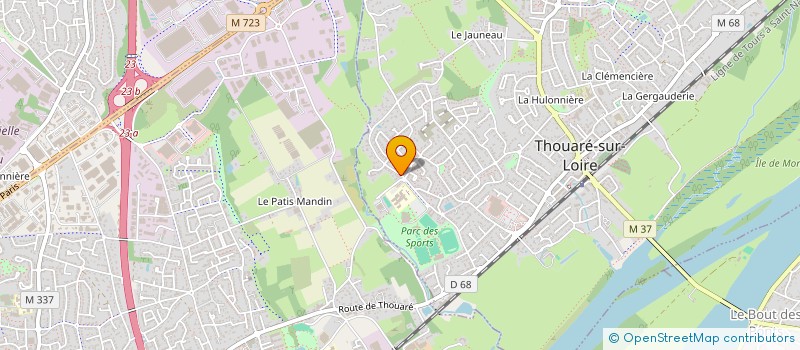 localisation de l'entreprise MONSIEUR ELIE PIERRE DEMARET à THOUARE-SUR-LOIRE