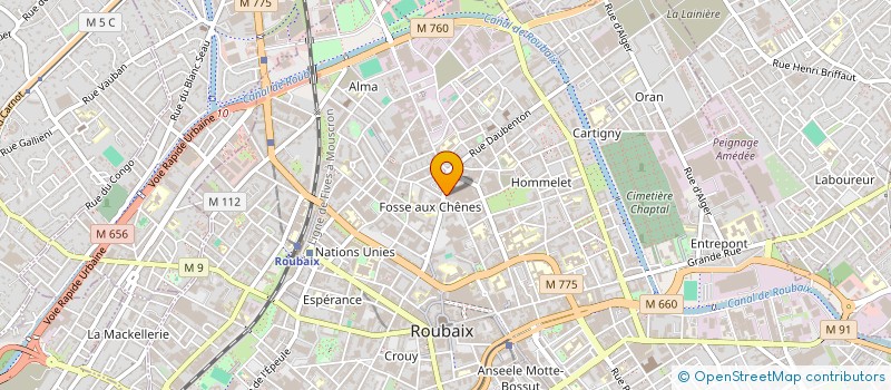 localisation de l'entreprise MONSIEUR ELIE POMPA à ROUBAIX