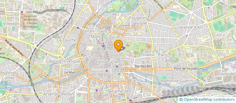 localisation de l'entreprise MONSIEUR ELIE QUINTARD  RENNES