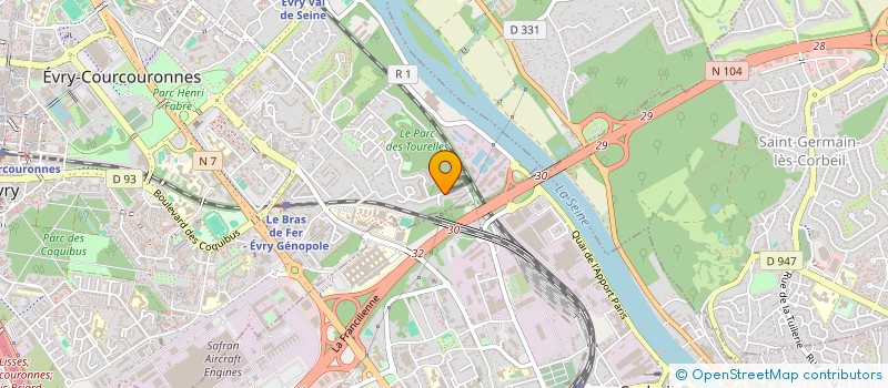 localisation de l'entreprise MONSIEUR ELIE RAHME  EVRY-COURCOURONNES