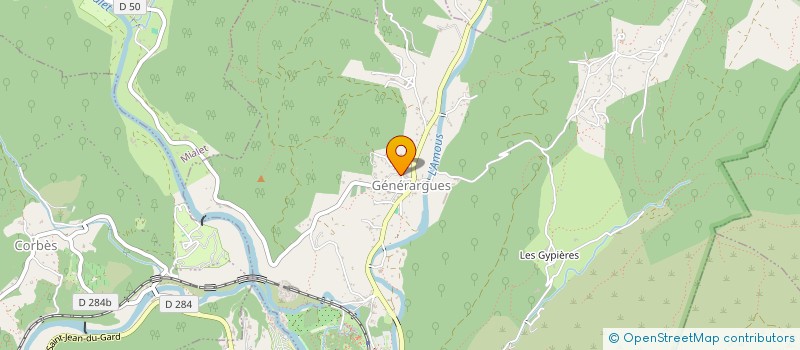 localisation de l'entreprise MONSIEUR ELIE RENNETEAU  GENERARGUES