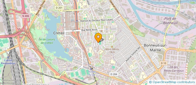 localisation de l'entreprise MONSIEUR ELIE RIBAC  CRETEIL