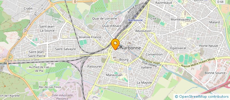 localisation de l'entreprise MONSIEUR ELIE RIERNY à NARBONNE