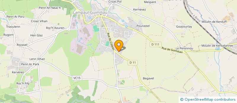 localisation de l'entreprise MONSIEUR ELIE ROBIN  LAMPAUL-GUIMILIAU