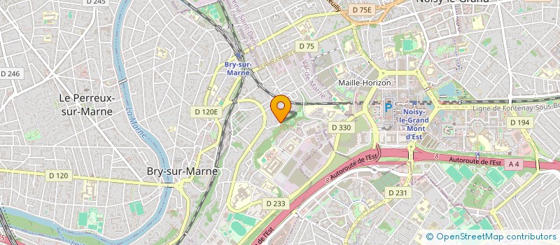 localisation de l'entreprise MONSIEUR ELIE ROULET  BRY-SUR-MARNE