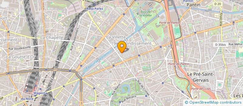 localisation de l'entreprise MONSIEUR ELIE RUGINA à PARIS
