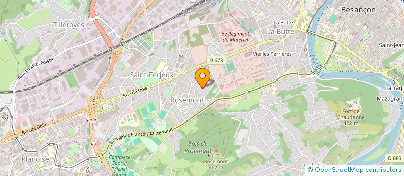 localisation de l'entreprise MONSIEUR ELIE SABA  BESANCON