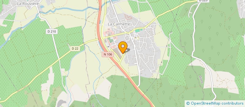 localisation de l'entreprise MONSIEUR ELIE SABATIER  LA CALMETTE