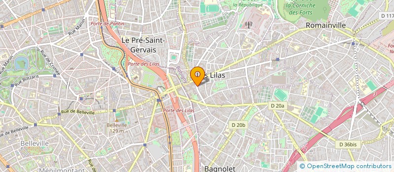 localisation de l'entreprise MONSIEUR ELIE SABBAH à LES LILAS