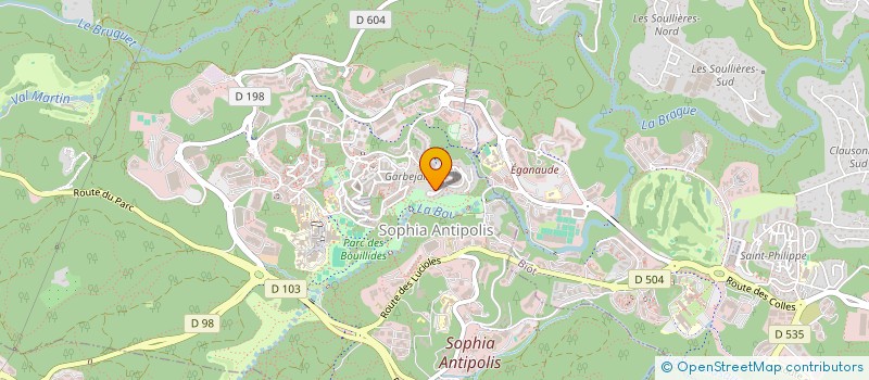 localisation de l'entreprise MONSIEUR ELIE SABBAH  VALBONNE