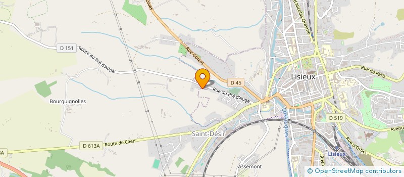 localisation de l'entreprise MONSIEUR ELIE SANCHEZ  SAINT-DESIR