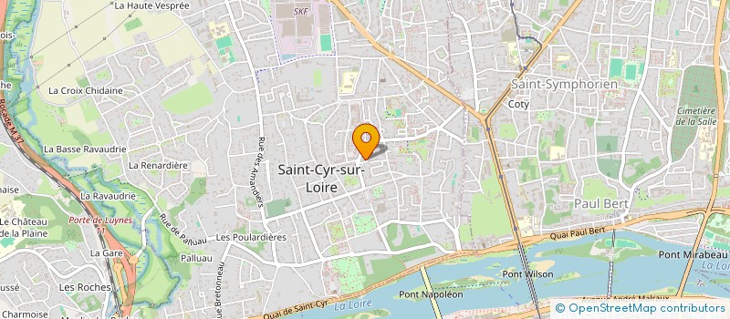 localisation de l'entreprise MONSIEUR ELIE SECHEPPET à SAINT-CYR-SUR-LOIRE