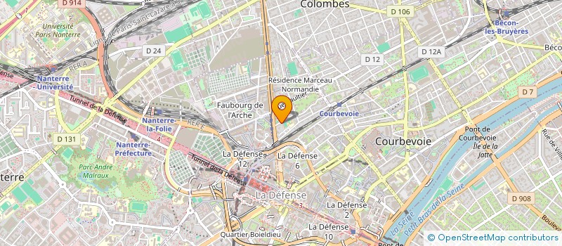 localisation de l'entreprise MONSIEUR ELIE SIMON à COURBEVOIE