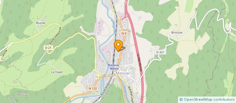 localisation de l'entreprise MONSIEUR ELIE SOUCHER à MASSIAC