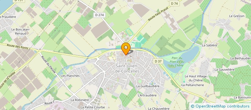 localisation de l'entreprise MONSIEUR ELIE STANIS à SAINT-JULIEN-DE-CONCELLES