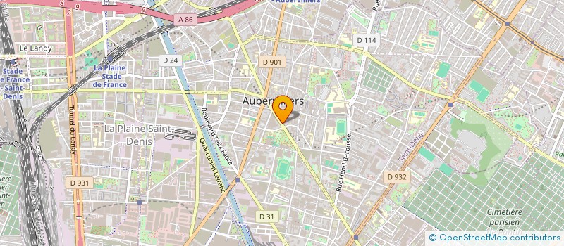 localisation de l'entreprise MONSIEUR ELIE SVENSEN FAYES  AUBERVILLIERS