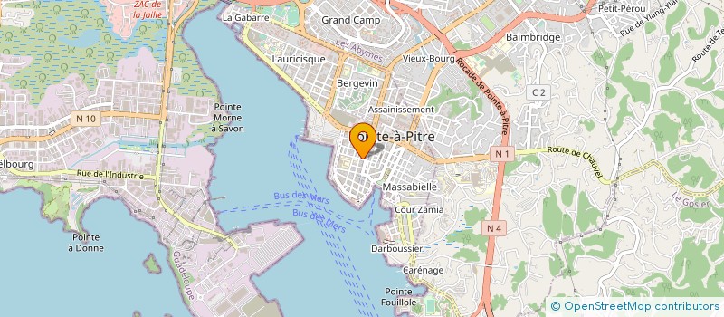 localisation de l'entreprise MONSIEUR ELIE TAOUM  POINTE A PITRE