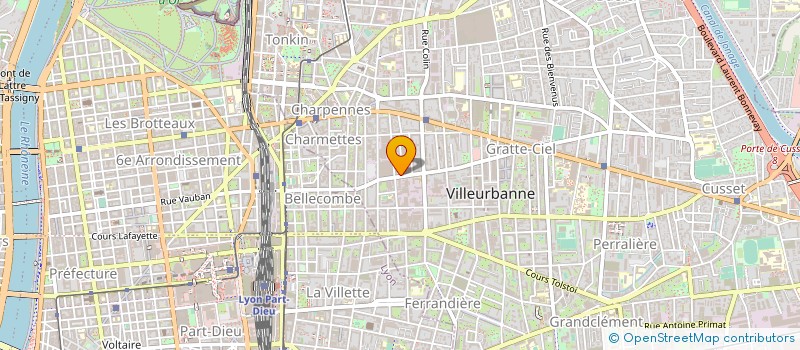 localisation de l'entreprise MONSIEUR ELIE TEBOUL à VILLEURBANNE