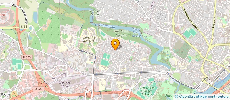 localisation de l'entreprise MONSIEUR ELIE TERRIEN à ANGERS