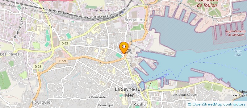 localisation de l'entreprise MONSIEUR ELIE TRIGANO  LA SEYNE-SUR-MER