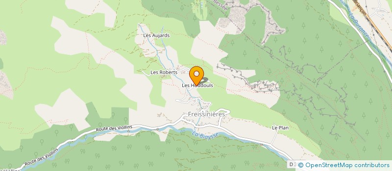 localisation de l'entreprise MONSIEUR ELIE TROUCHE  FREISSINIERES