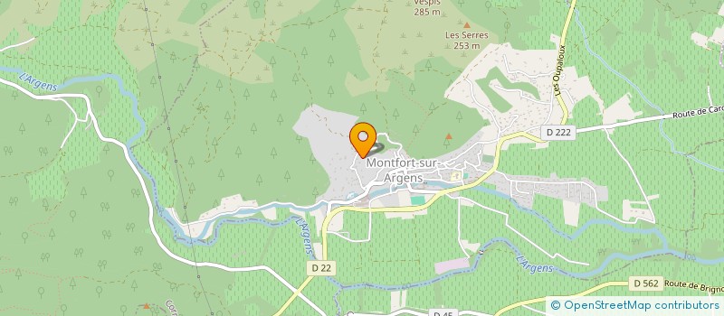 localisation de l'entreprise MONSIEUR ELIE UZAN  MONTFORT-SUR-ARGENS