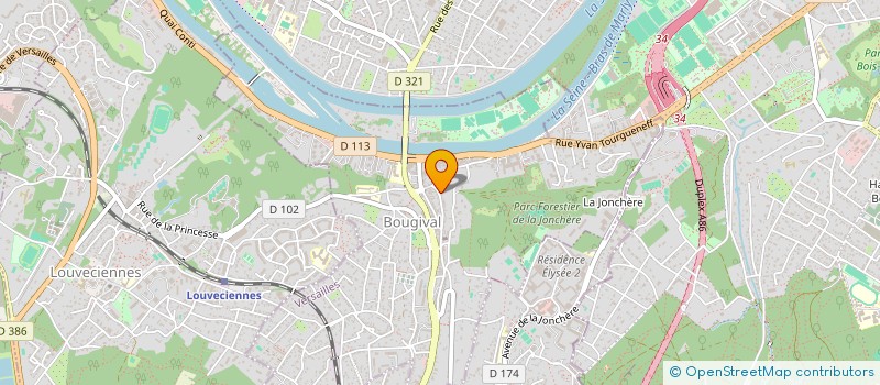 localisation de l'entreprise MONSIEUR ELIE UZAN  BOUGIVAL