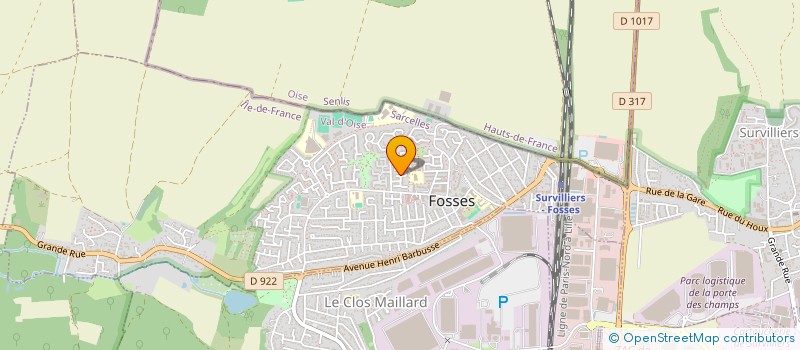 localisation de l'entreprise MONSIEUR ELIE-VINCE KIABU  FOSSES