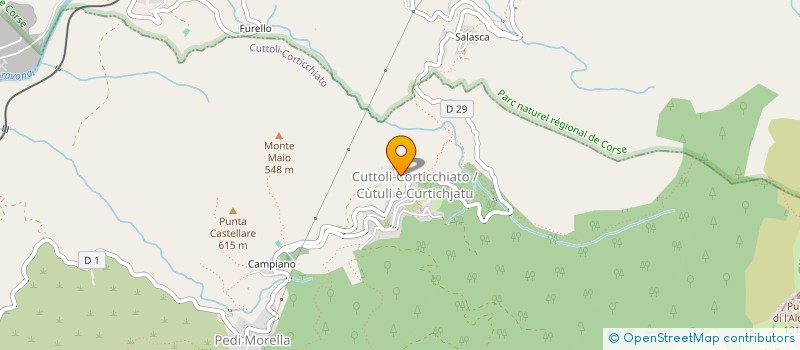 localisation de l'entreprise MONSIEUR ELIE VOUAKOUANITOU  CUTTOLI-CORTICCHIATO