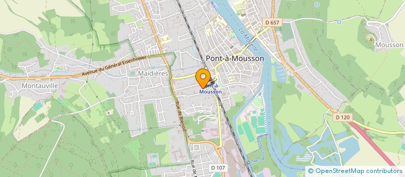 localisation de l'entreprise MONSIEUR ELIE WANEUKEM  PONT-A-MOUSSON