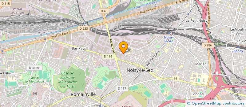 localisation de l'entreprise MONSIEUR ELIE ZESCHKOWSKI à NOISY-LE-SEC