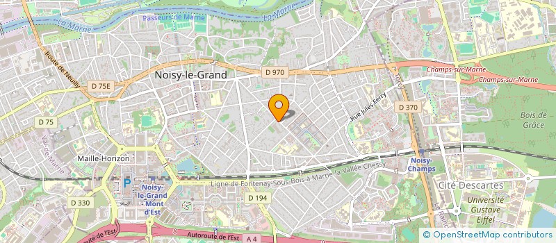 localisation de l'entreprise MONSIEUR ELIEL AIRESDA SILVA  NOISY-LE-GRAND