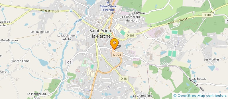 localisation de l'entreprise MONSIEUR ELIEL SENSFELDER à SAINT-YRIEIX-LA-PERCHE